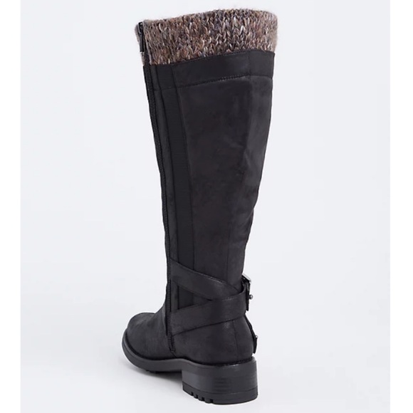 NWT TORRID Wide Width/Wide CALF Sweater Cuff Boots - Picture 3 of 16